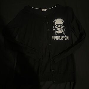 Frankenstein Black cardigan